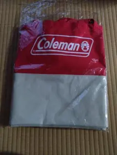 Coleman コールマン　レジカゴBIGバッグ エコバッグ 赤/ベージュ
