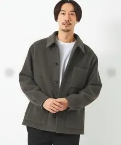 EDIFICE LA BOUCLE アーミーオーバーシャツ クレーターメルトン - メルカリ
