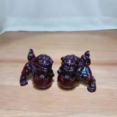 置物 獅子 狛犬 2体セット 縁起物