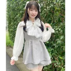 ROJITA BIGリボンツイードセットアップ チャーム付き