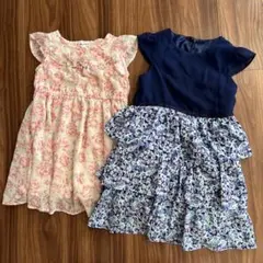 エニィファム　110 ワンピース　ノースリーブ　女の子　フリル　まとめ売り　半袖