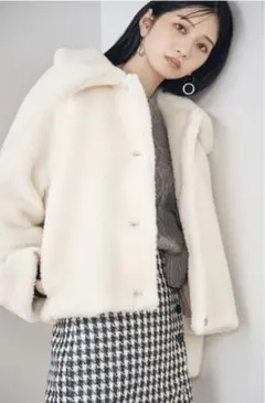 ショートジャケット ノーカラージャケット