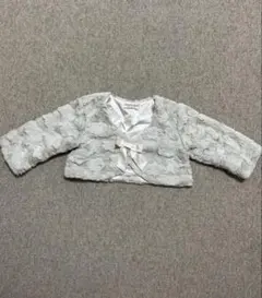 【ベルメゾンGITA】リボン付き　ファーボレロ120㎝