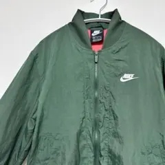 【美品！】NIKE ナイキ ボンバージャケット グリーン Sサイズ
