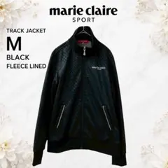 【M】マリクレールスポール 裏フリース ジャージ ゴルフウェア 黒のサムネイル