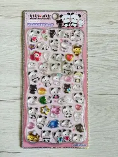【正規品】 もちもちぱんだ ストーンつき ジュエルプチドロップ シール