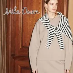 【Mila Owen】構築ボリュームスリーブニット 0 ベージュ系