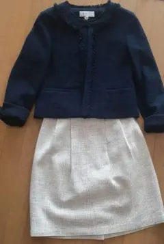 ロペピクニック ノーカラー ツイード セレモニー スーツ セット　M　入学式