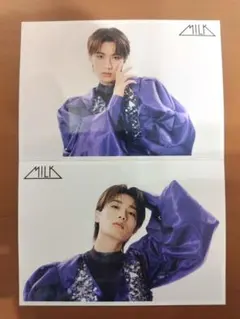 M!LK 山中柔太朗 生写真 60杯目