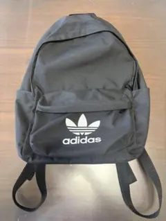 adidas トレフォイルロゴ バックパック リュック ブラック