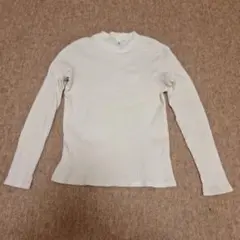 ユニクロ　リブハイネックT　140