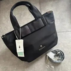 新品　TOCCA 【撥水】 RIBBON BRICK TOTE M トートバッグ