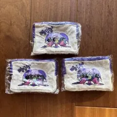 パワーパフガールズ　刺繍ポーチ　チャーム付き　3個セット