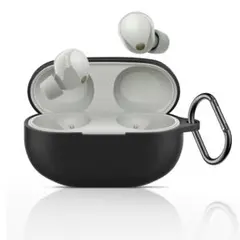 WF-1000XM5 シリコン製 全面保護　イヤホン　ケース　ブラック