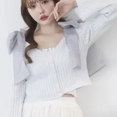 【限定値下げ】NICE CLAUP ビジューボタンカーディガン