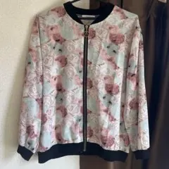 Fal'beu 花柄 薄手 ブルゾン ジャケット