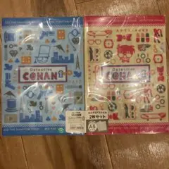 名探偵コナン ミニクリアファイル 2枚セット