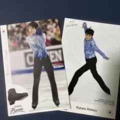 羽生結弦選手 EDEAポストカード2枚セット 秋によせて/パリの散歩道