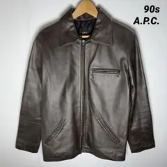 2026年最新】A.P.C. メンズ レザージャケット・ライダースの人気
