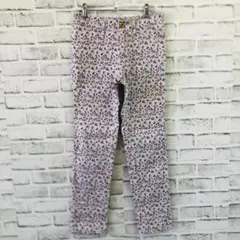 【LOWRYS FARM】ローリーズファーム 花柄 レギンスパンツ M「F511