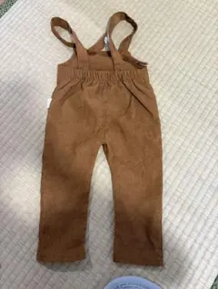 ブラウン サロペット 2ポケット