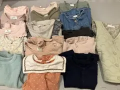 女の子　まとめ80〜90　トップス16点　ズボン4点②