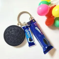 オレオ OREO キーホルダー キーリング お菓子 アメトイ　ラバー