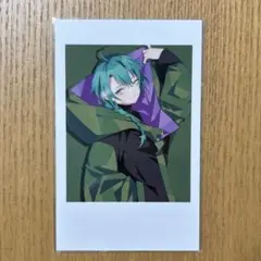 にじさんじ　緑仙　ライバーカラー　ランダムチェキ風カード　ノーマル