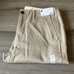 GU 新品未使用　メンズ　レギュラーフィットチノパン　ベージュ　W79