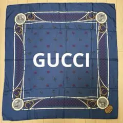 新品 タグ付き OLD GUCCI スカーフ 未使用 オールドグッチ ビンテージ
