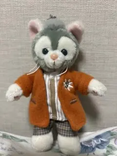 ダッフィー&フレンズのオータム・ストーリーブック ジェラトーニ ぬいぐるみバッジ