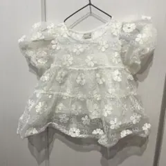 Petitmain 花柄刺繍　トップス