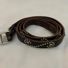 新品タグ箱付き ヴィンテージワークス レザー ナロー ベルト - メルカリ