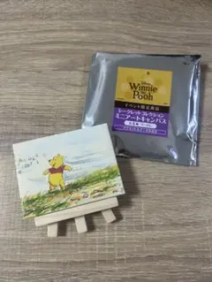 【新品】くまのプーさん展限定　ミニアートキャンバス