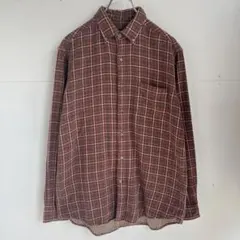 チェックシャツ ボタンダウンシャツ ネルシャツ ヴィンテージ 古着 アメカジ