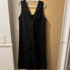 美品　ノースリーブリボンワンピース　Lサイズ