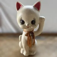 美品】ねこ とら 陶器 オブジェ 置物 インテリア 工芸品 美術品 A3327