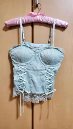 Bubbles バブルスレースキャミビスチェ