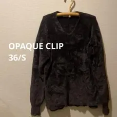 OPAQUE.CLIP ダークグレー Vネック セーター