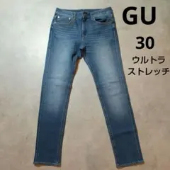 GU　ウルトラストレッチスキニージーンズ　メンズ　30
