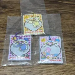 サンリオキャラクターズフレークシール風チャーム　3点セット