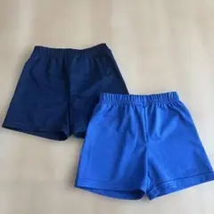 インナーパンツ　2枚セット　ネイビー　ブルー120