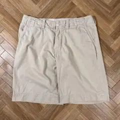 W34 ポロバイラルフローレン ハーフパンツ ベージュ ショーツ コットン