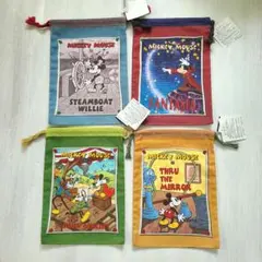 巾着　ミートミッキー　4点セット