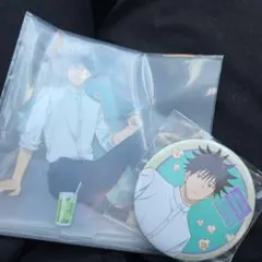 セガラッキーくじ 呪術廻戦 F賞 G賞 アクリルスタンド 缶バッジ 伏黒恵