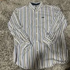 CHAPS ストライプ 長袖シャツ L