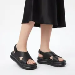 【新品同様】CAMPER Pelotas Flota Up ブラック サンダルのサムネイル