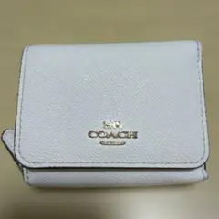 ●期間限定値下げ●コーチ　COACH　三つ折り財布　アイボリー