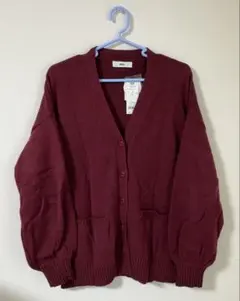 WEGO ニットカーディガン レッドソノタ