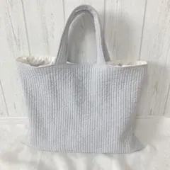 レッスンバッグ　ヌビ　グレー　入園　入学